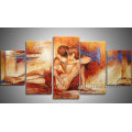 Figures Oil Painting on Canvas for Decor (FI-023)